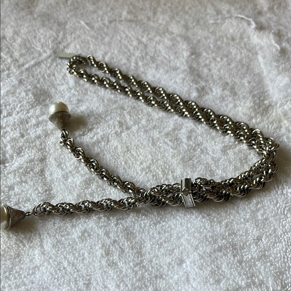 Chic Silver Rope Chain Necklace